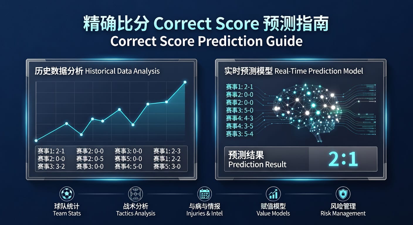 精确比分 correct score｜赔率体育官网投注技巧与判断